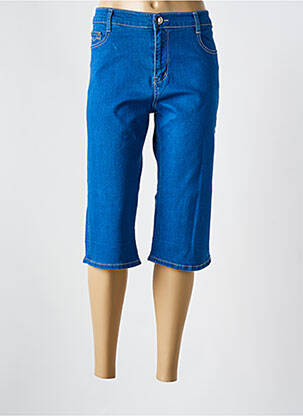 Corsaire tissage denim taille normale bleu H&L femme