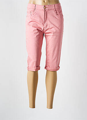 Corsaire stretch taille normale rose G-SMACK femme