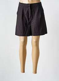 Short taille à pinces taille haute noir ARTLOVE femme
