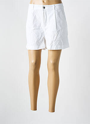 Short taille à pinces taille normale blanc LES P'TITES BOMBES femme