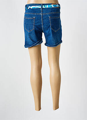 Short tissage denim taille normale bleu KALISSON femme