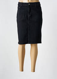 Jupe mi-longue coupe droite noir G-SMACK femme