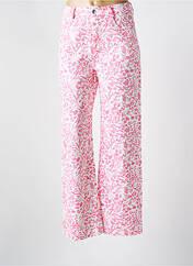 Jeans coupe large rose DAPHNEA pour femme seconde vue