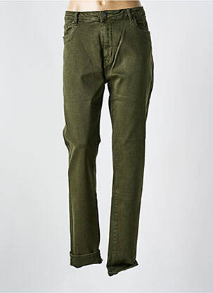 Jeans coupe slim vert VAVELL JEAN pour femme