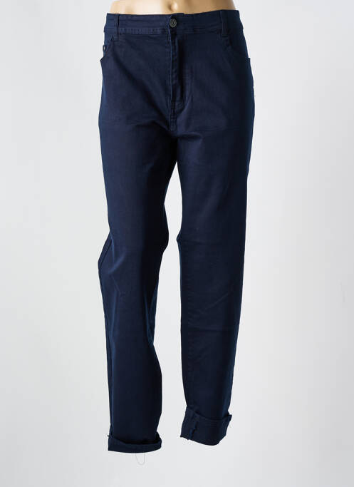 Jeans coupe slim bleu VOGGO pour femme