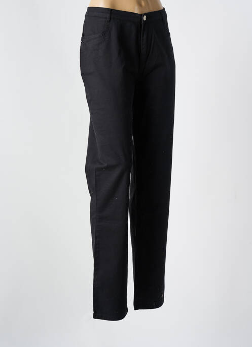 Jeans coupe slim noir I.QUING pour femme