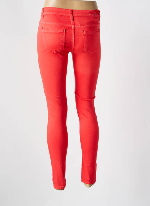 Jeans skinny rouge VOGGO pour femme