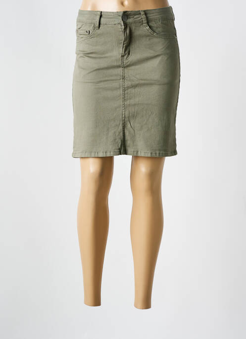 Jupe courte vert VOGGO pour femme