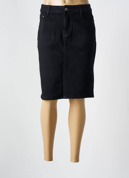 Jupe mi-longue noir G-SMACK pour femme