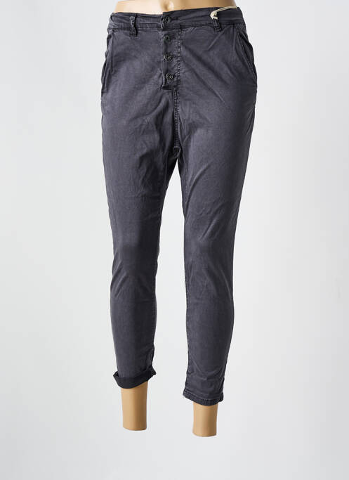 Pantalon slim gris MELLY & CO pour femme