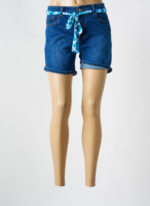 Short bleu KALISSON pour femme