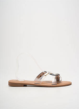 Mules/sabots matière lisse talon plat jusqu'à 3cm noir LPB femme