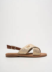 Sandales/Nu pieds or LPB pour femme seconde vue