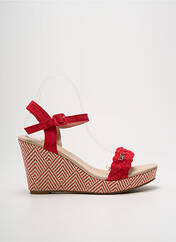 Sandales/Nu pieds rouge LPB pour femme seconde vue