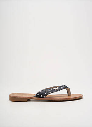 Tongs noir LPB pour femme