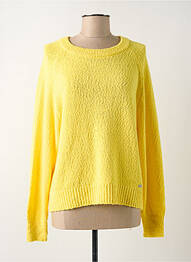 Pull stretch manches longues jaune MAT DE MISAINE femme