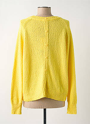 Pull stretch manches longues jaune MAT DE MISAINE femme
