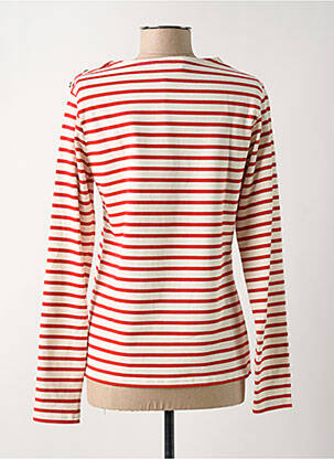 T-shirt manches longues manches longues rouge ROYAL MER femme