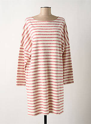 Robe courte manches longues manches longues rouge #127344 femme