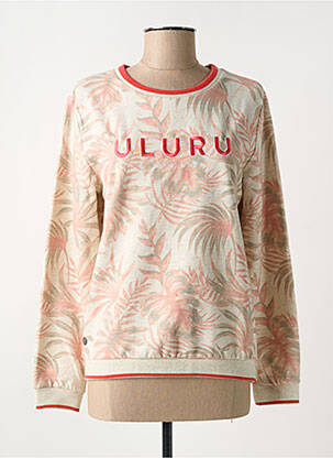 Sweat-shirt stretch manches longues beige J&JOY femme