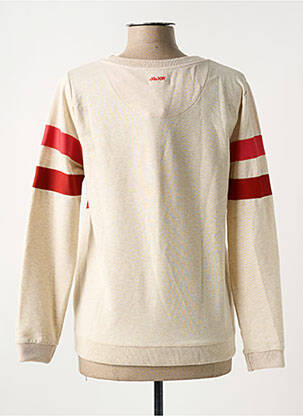 Sweat-shirt stretch manches longues beige J&JOY femme