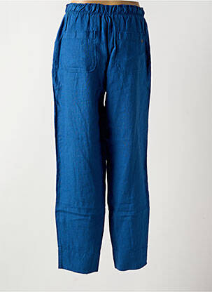 Pantalon droit taille haute taille haute bleu MAT DE MISAINE femme