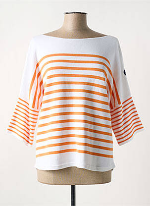 Pull orange ROYAL MER pour femme