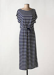 Robe mi-longue bleu ROYAL MER pour femme seconde vue