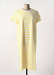 Robe mi-longue jaune ROYAL MER pour femme seconde vue