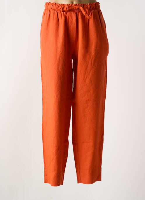 Pantalon droit orange MAT DE MISAINE pour femme