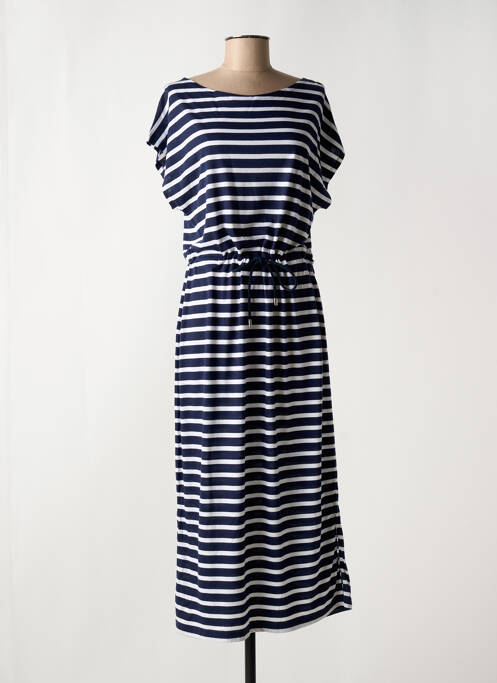 Robe mi-longue bleu ROYAL MER pour femme