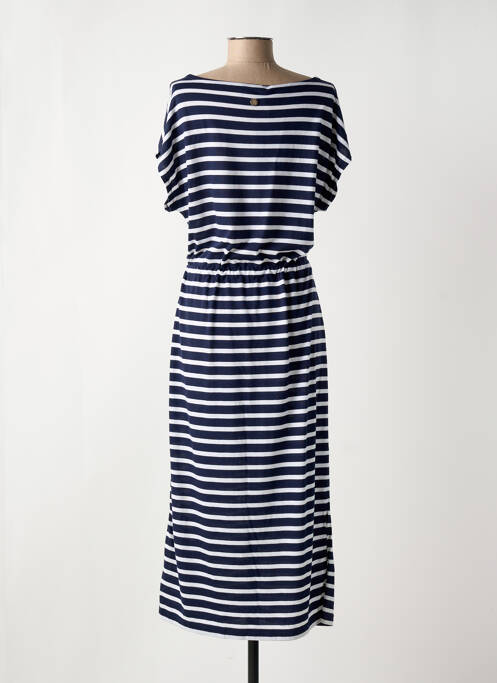 Robe mi-longue bleu ROYAL MER pour femme