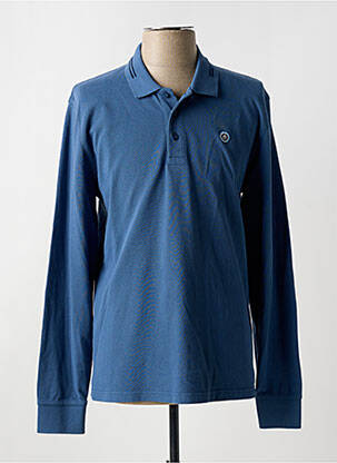 Polo manches longues manches longues bleu MAT DE MISAINE homme