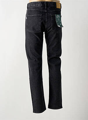 Jeans coupe droite fermeture boutonnée sur le devant taille normale noir FAGUO homme