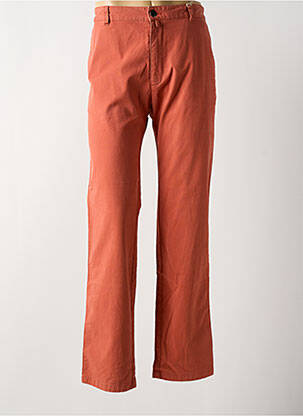 Pantalon chino tissage popeline taille normale rouge MAT DE MISAINE homme