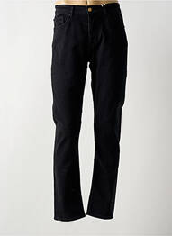 Jeans coupe droite fermeture boutonnée sur le devant taille normale noir FAGUO homme