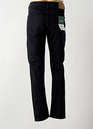 Jeans coupe droite fermeture boutonnée sur le devant taille normale noir FAGUO homme