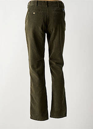 Pantalon droit stretch taille normale vert FAGUO homme
