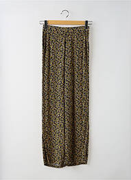 Pantalon droit tissage crêpe taille normale noir YERSE femme