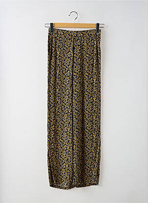 Pantalon droit taille élastique taille normale noir YERSE femme