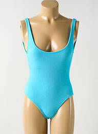 Maillot de bain 1 pièce stretch bleu BANANA MOON femme