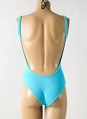 Maillot de bain 1 pièce stretch bleu BANANA MOON femme