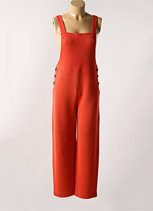 Salopette sans manche sans manche orange ROYAL MER femme