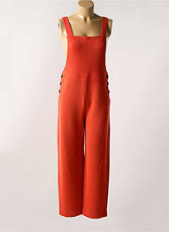 Salopette coupe cintrée sans manche orange ROYAL MER femme
