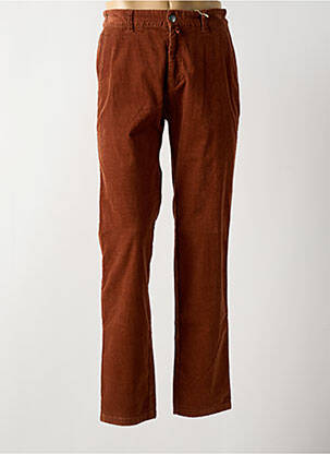 Pantalon droit marron MAT DE MISAINE pour homme