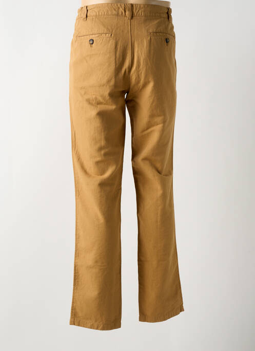 Pantalon chino tissage popeline taille normale marron MAT DE MISAINE homme