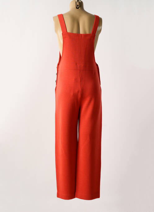 Salopette coupe cintrée sans manche orange ROYAL MER femme