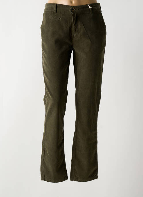 Pantalon droit vert FAGUO pour homme