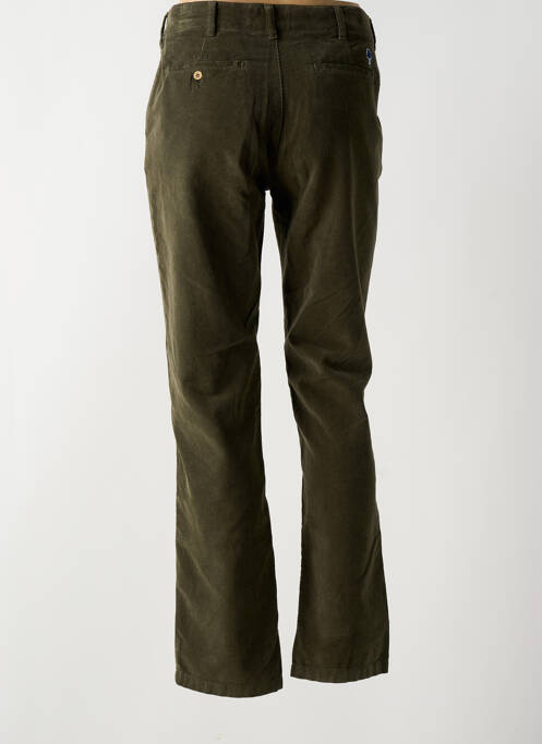Pantalon droit vert FAGUO pour homme