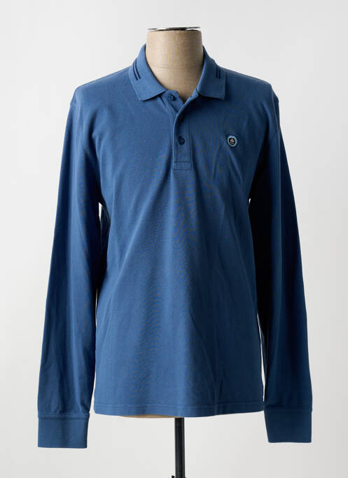 Polo bleu MAT DE MISAINE pour homme
